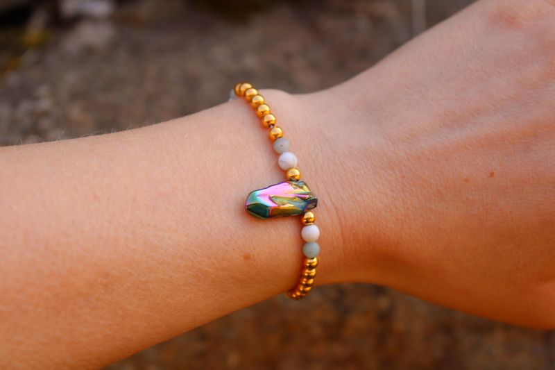 FRAUENPOWER-Edelstein Armband