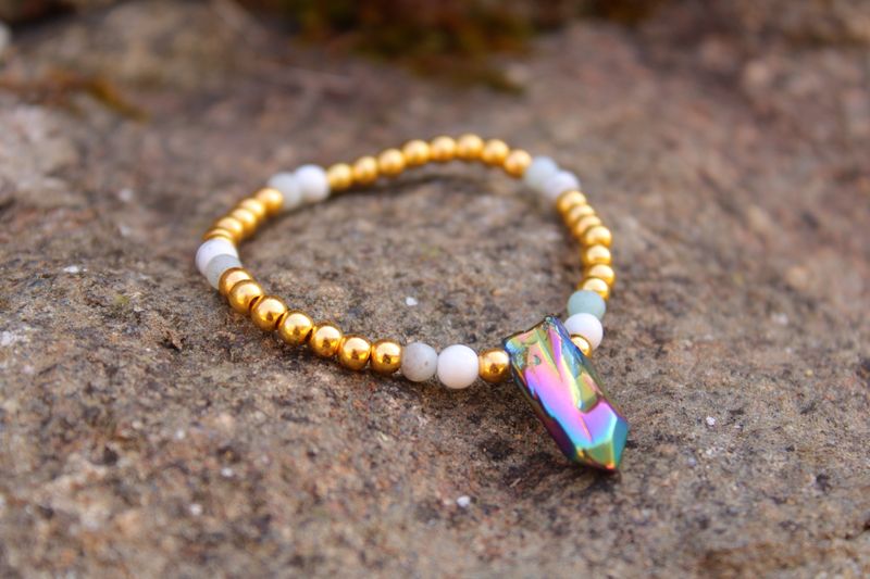 FRAUENPOWER-Edelstein Armband