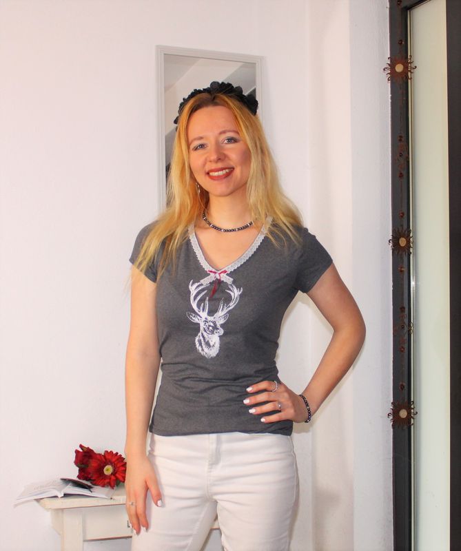 "Hirschzauber"- Trachtenshirt
