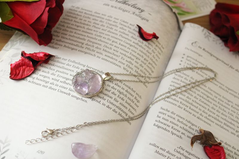 Magisches Hexenamulett (Amethyst)