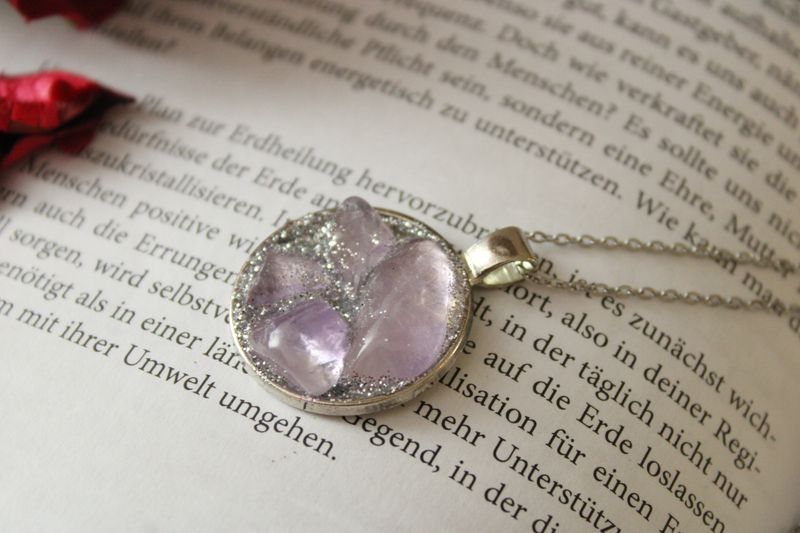 Magisches Hexenamulett (Amethyst)