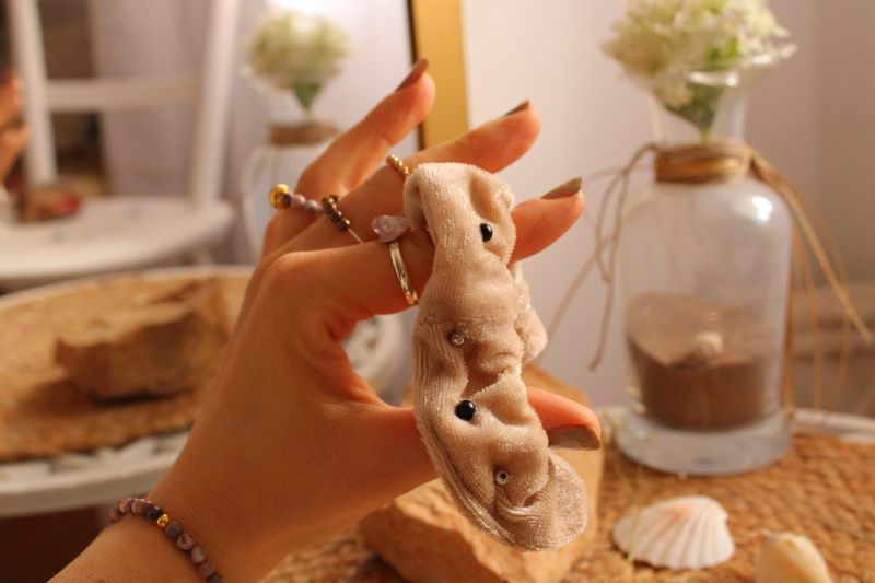 "Turmalin"-Scrunchie (Schutz & Reinigung)
