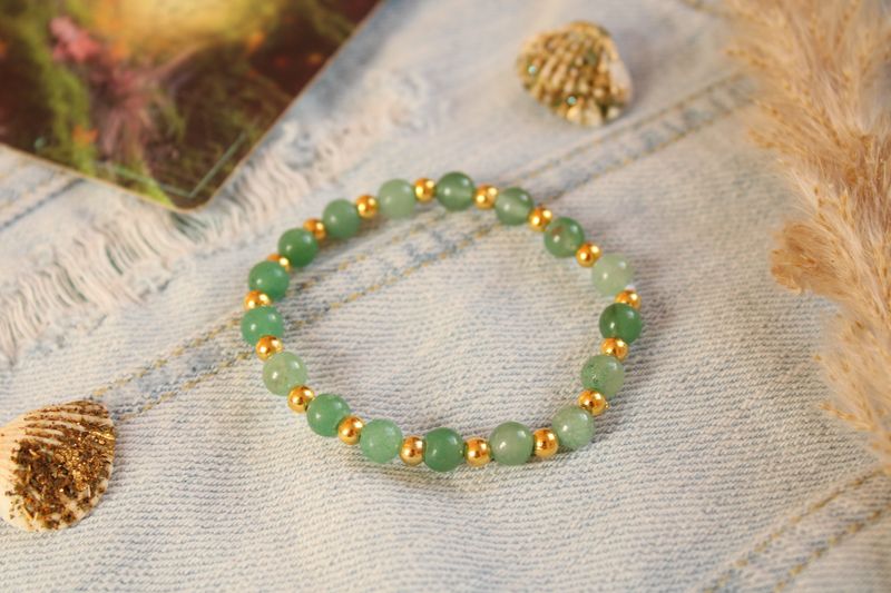 "Füllemagnet"-Edelstein Armband (Aventurin)