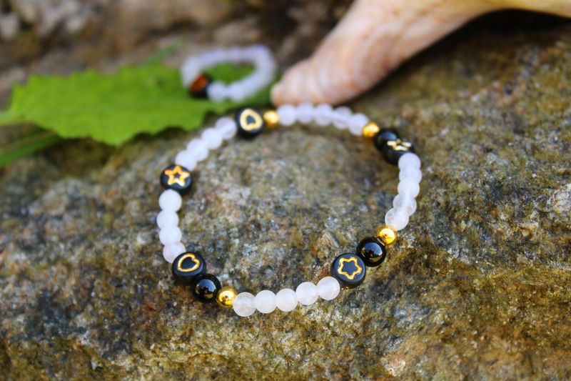 "Seelenhüter"-Edelstein Armband 🌸🛡️