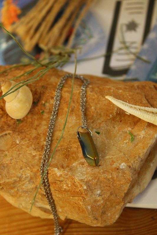 REGENBOGEN AURA QUARZ-Kette ✨