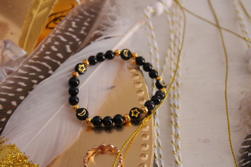 "Aegis Noir"-Turmalin Armband 🖤