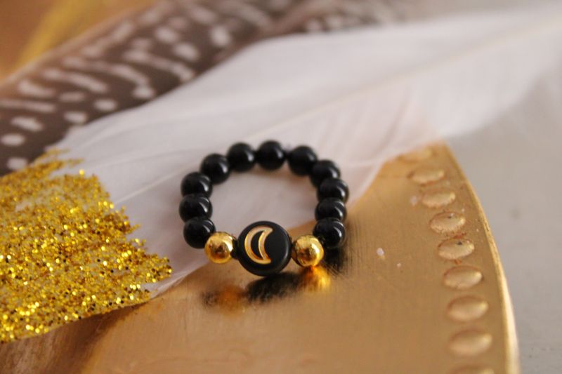 "Aegis Noir"-Turmalin Ring🖤