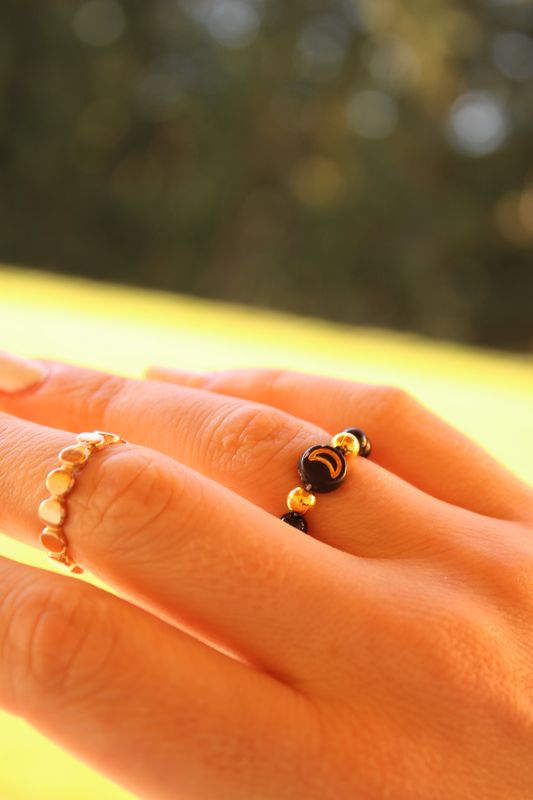 "Aegis Noir"-Turmalin Ring🖤