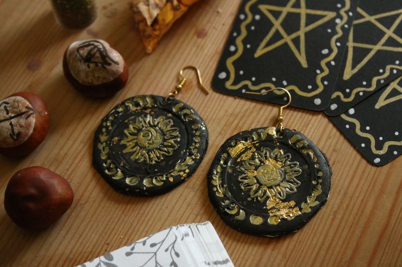 "SONNENRAD"-Ohrhänger 🌞