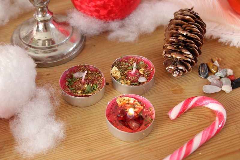 "Weihnachtswunsch"-Ritual Teelicht🎄🎅