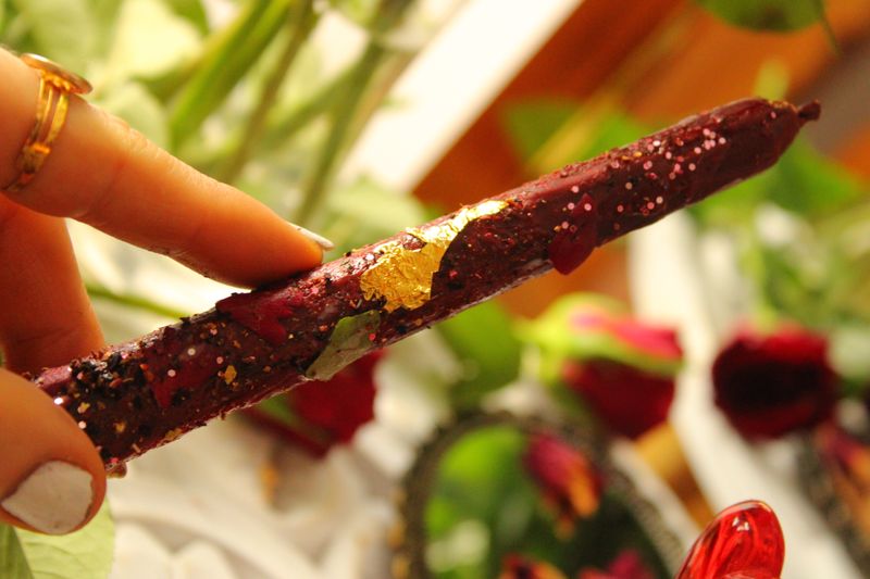 "Magische Rose"- Ritualkerze 🌹