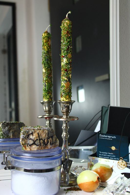 SCHUTZ-Ritualkerze (schwarz)