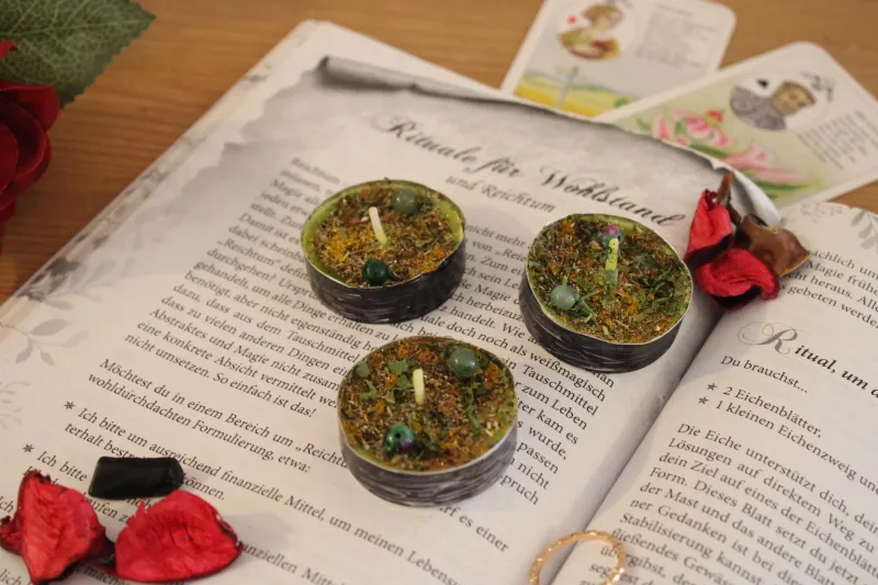 Magisches GELD-Teelicht