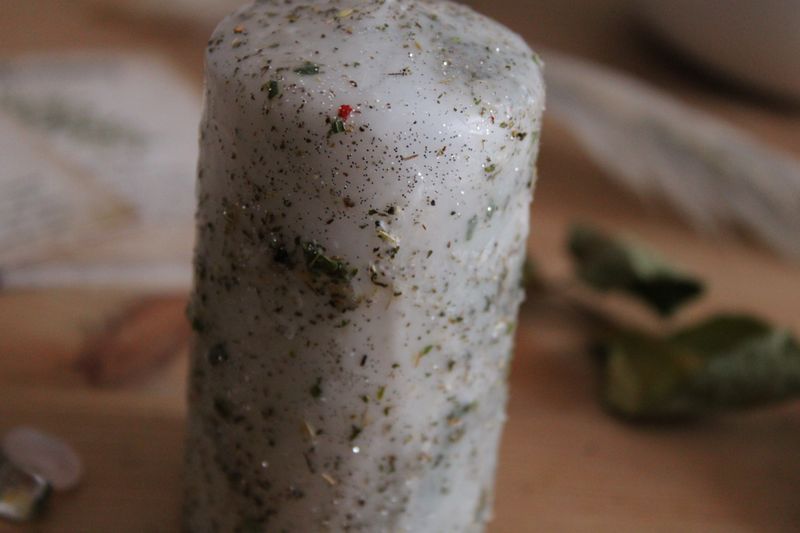 REINIGUNG-Ritualkerze (Stumpenkerze)