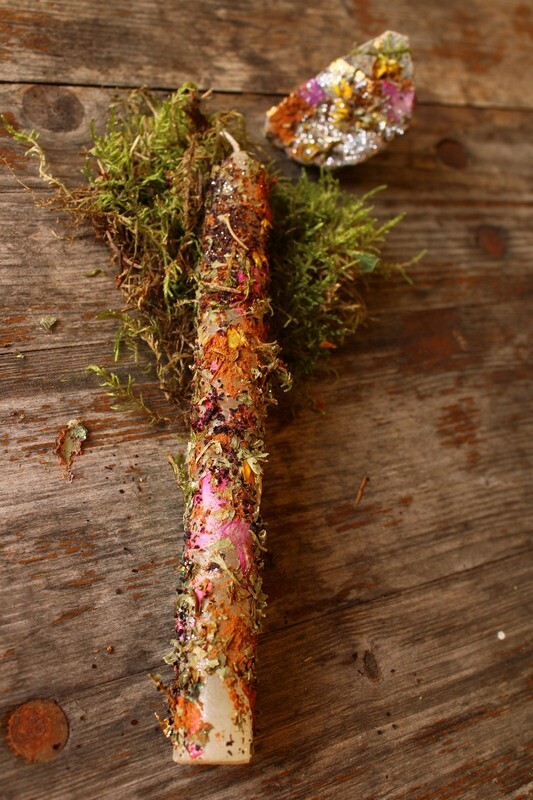 WALDZAUBER-Ritualkerze (innere Ruhe & Kraft)