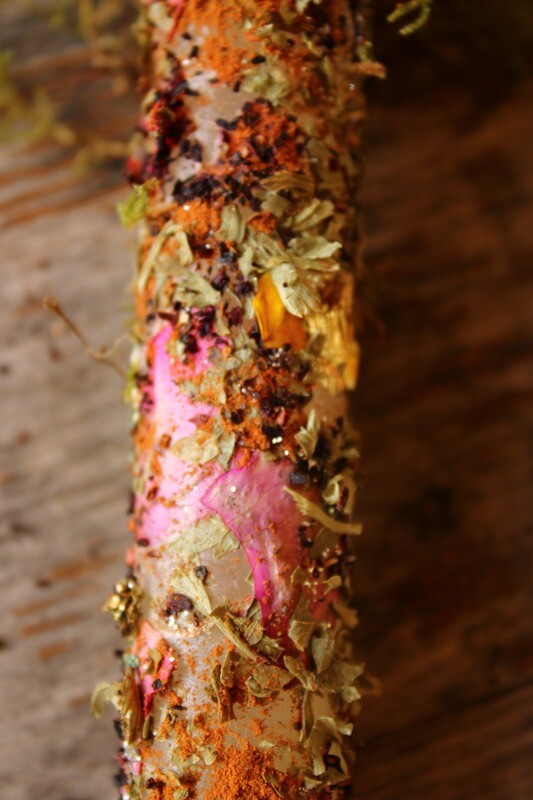 WALDZAUBER-Ritualkerze (innere Ruhe & Kraft)