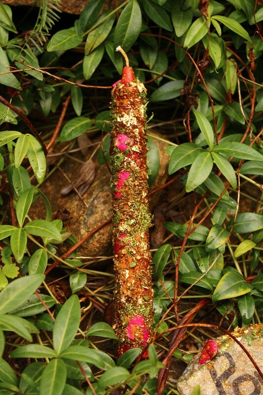 POWER-Ritualkerze (rot)