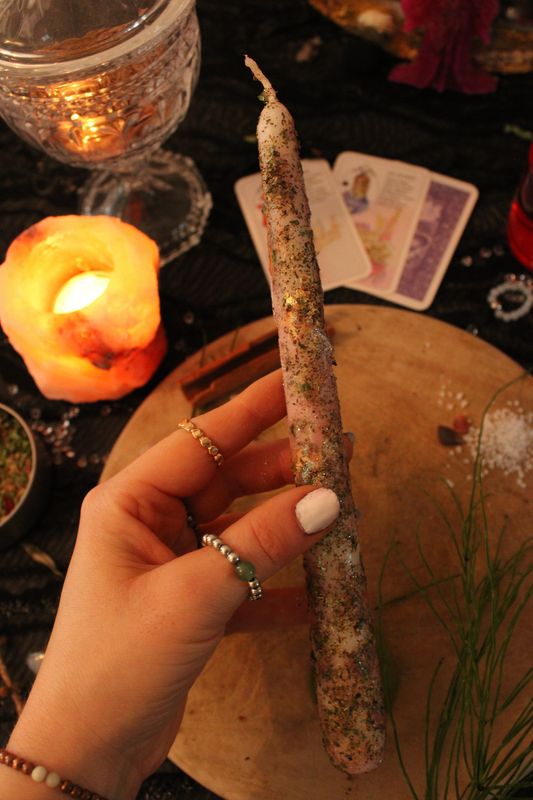 REINIGUNG-Ritualkerze (weiß)