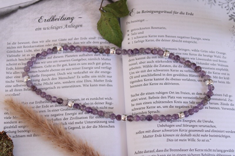 "Amethyst"-Edelstein Kette