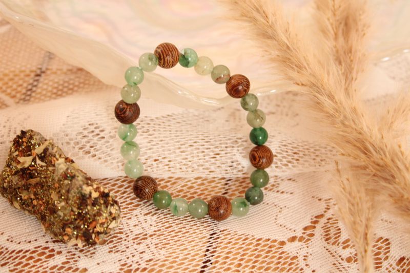 "Aventurin"-Edelstein Armband