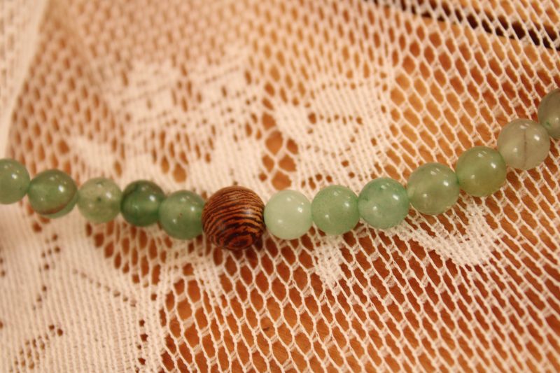 "Aventurin"-Edelstein Kette