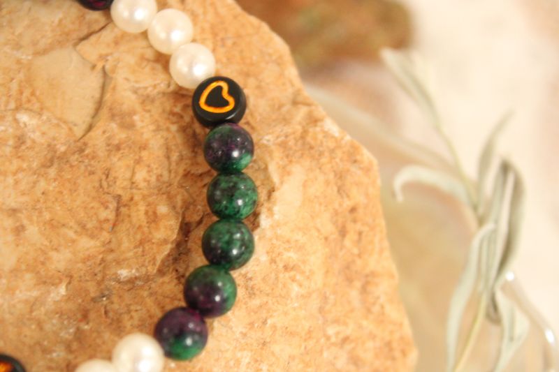 "Grüne Jade"-Edelstein Armband