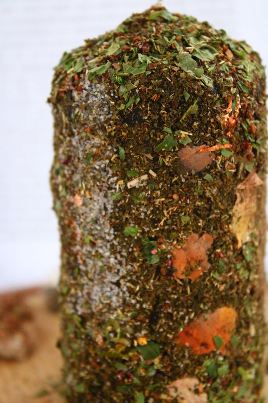 SCHUTZ-Ritualkerze (Stumpenkerze)