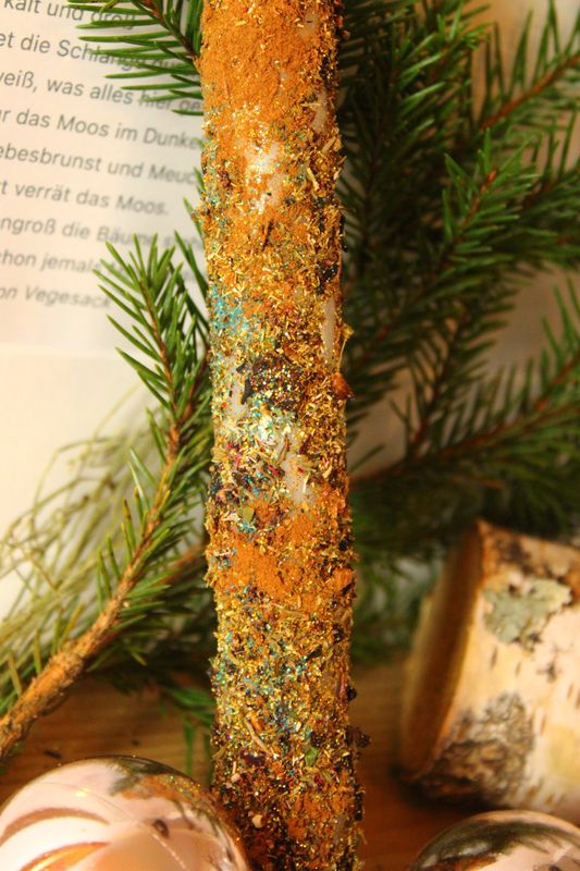 INNER PEACE-Ritualkerze (weiß)