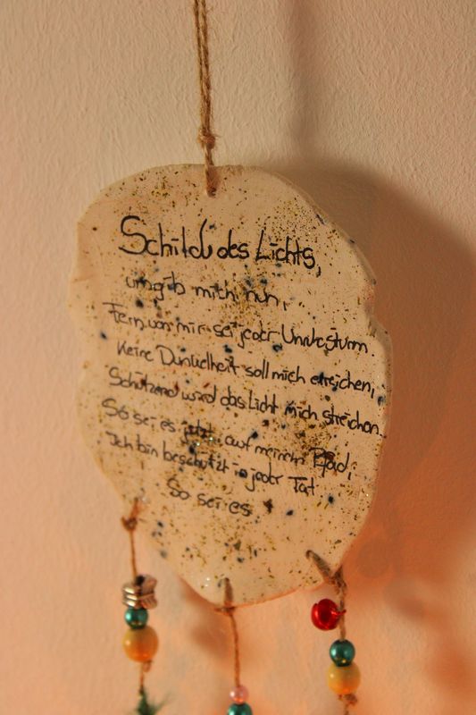 "Schutz"-Schild (Hexenglocke)