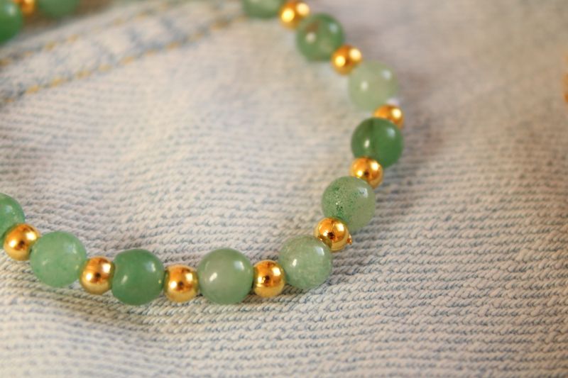 "Füllemagnet"-💚 Edelstein Armband (Aventurin)