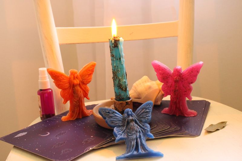 MAGISCHE FEE Ritualkerzen-Figur 🧚‍♀️