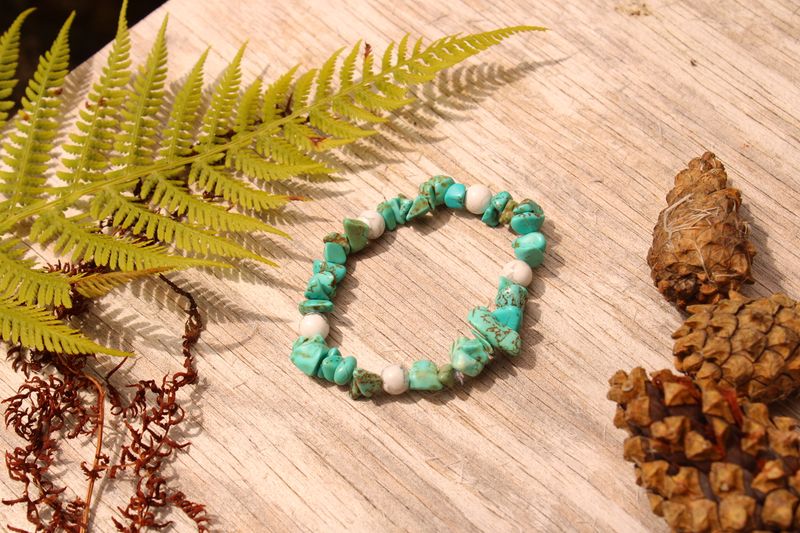 "Türkis"-Edelsteinarmband 💫