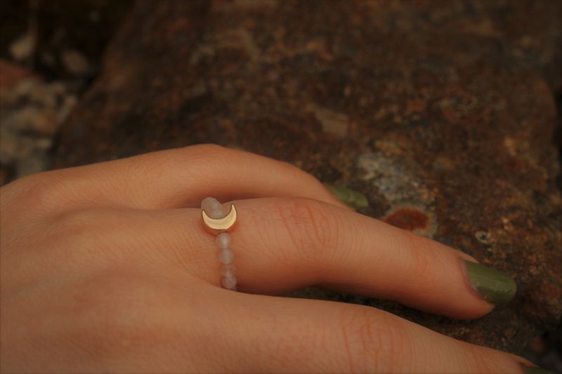 "Mondstein"🌙 -Edelstein Ring