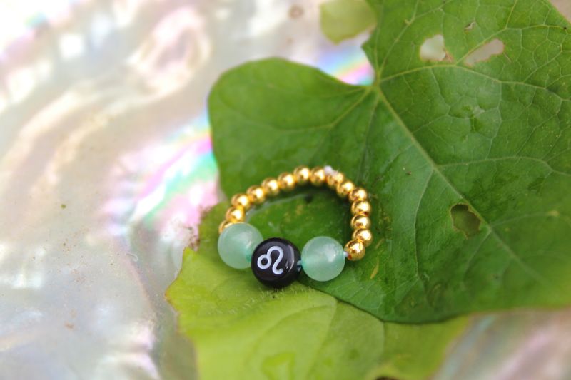 "Aventurin"✨ - Sternzeichen Ring (Fülle)
