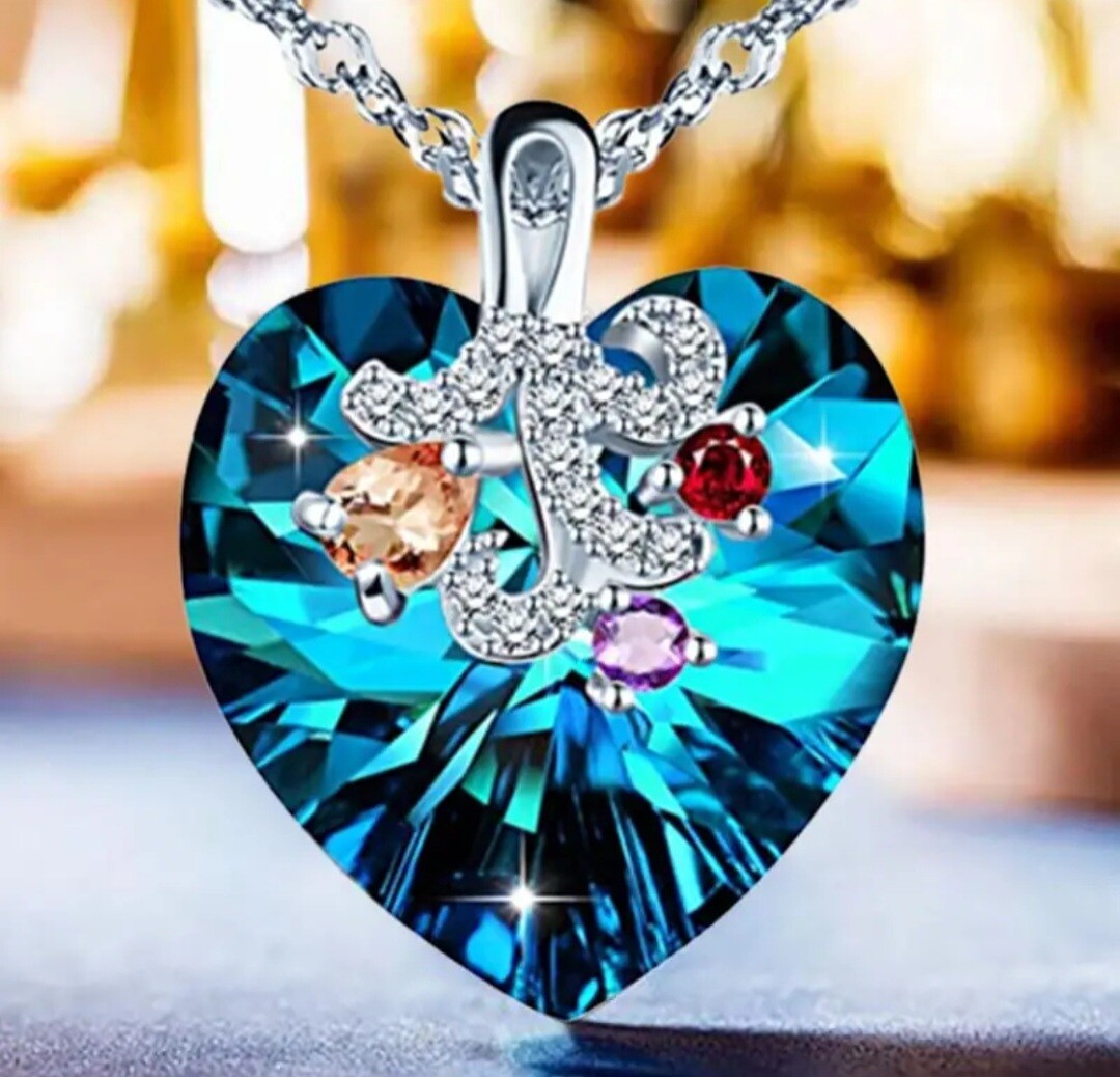 Blue Heart Pendant