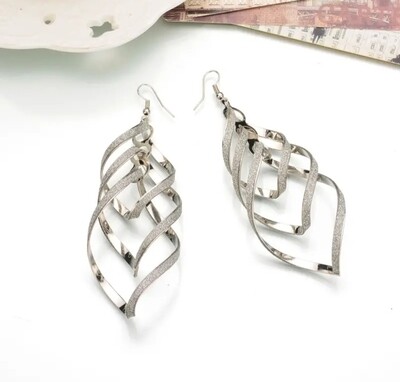 Twirl Earrings silver