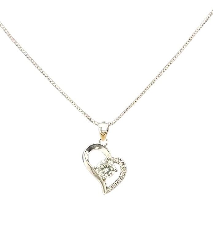 Double Hearted                  1.0 CT. Moissanite Diamond