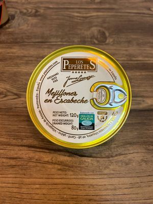 Pickled mussels