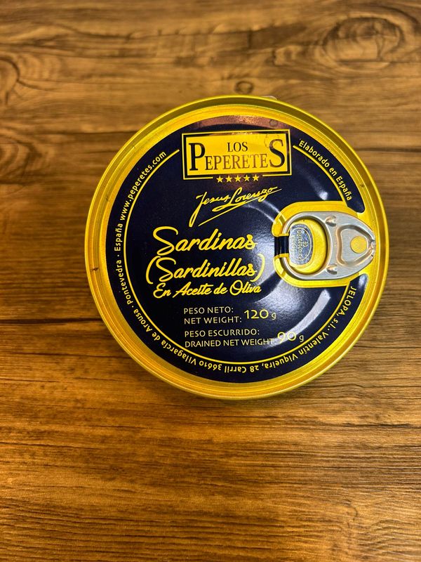 Sardines in olive oil