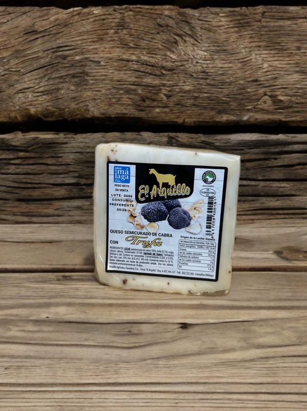 Goat with black truffle