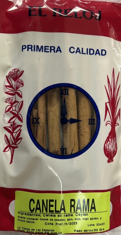 Canela rama El Reloj.