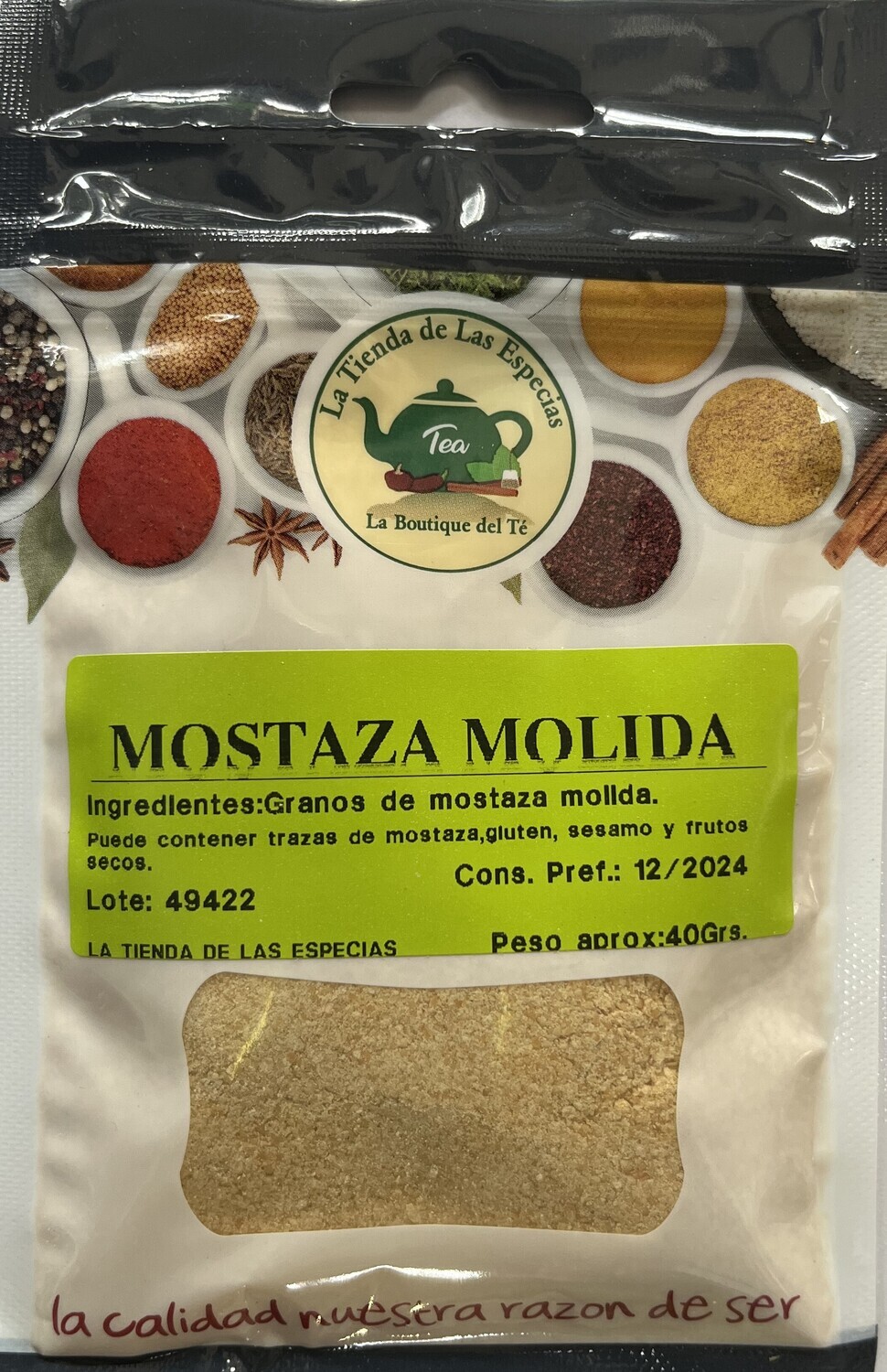 Mostaza molida El Reloj.