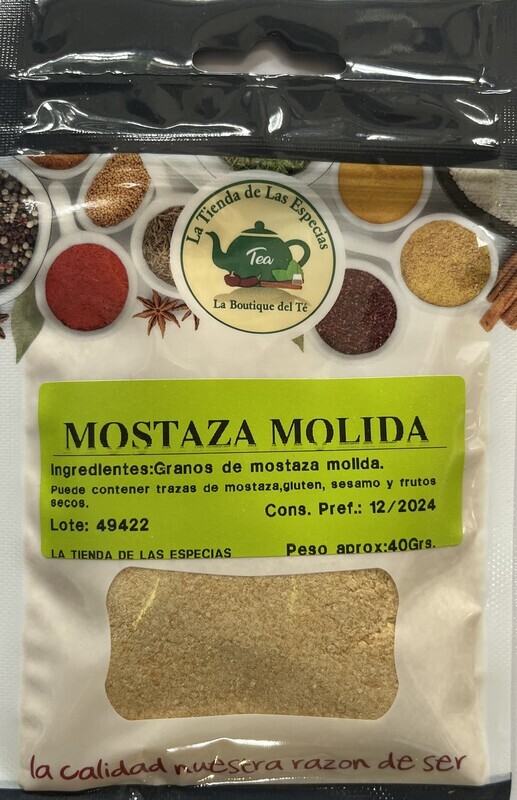 Mostaza molida El Reloj.
