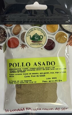 Condimento pollo asado El Reloj.