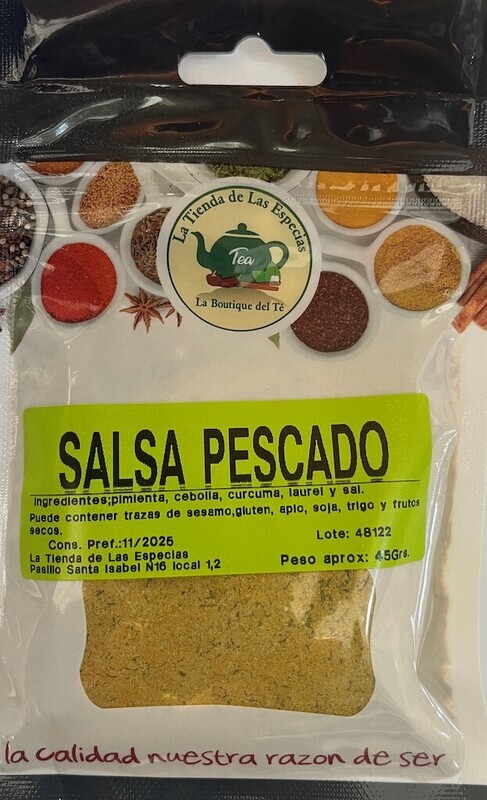Condimento salsa pescado El Reloj.