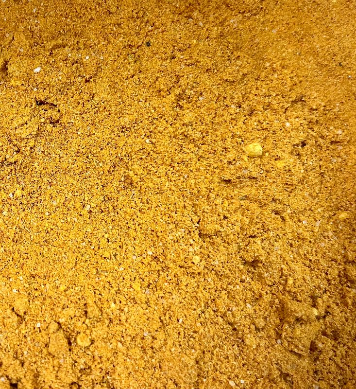 Condimento tika masala. Tamaño restauración.