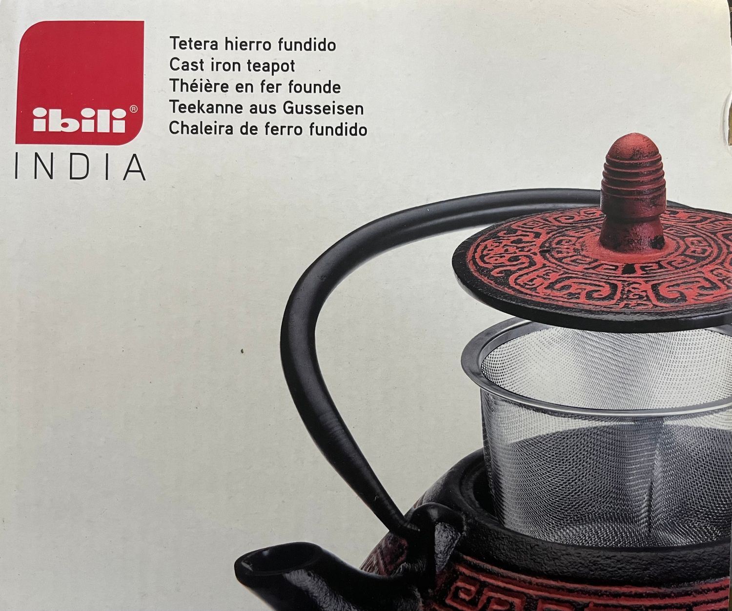 Tetera hierro fundido India.