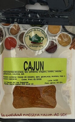 Condimento cajún El Reloj.