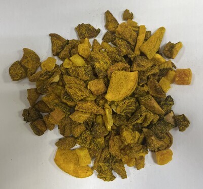 Infusión cúrcuma y mango.