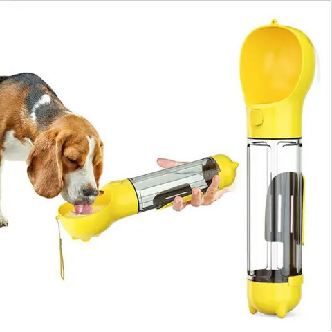 Portable dog water bottle